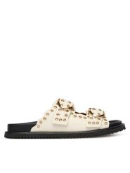 Blauer Klapki S6BLOOM02/LEA Écru. Klapki Blauer, bez wzorów, ze skóry, bez obcasa. Za 559.99 zł.