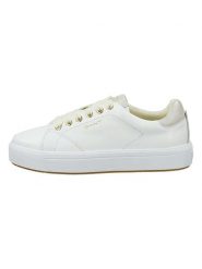 GANT Footwear Skórzane sneakersy "Avino" w kolorze białym rozmiar: 36. Białe trampki GANT Footwear, bez wzorów, bez zapięcia. Za 338.57 zł.