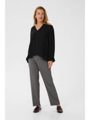 Kaffe Bluzka w kolorze czarnym rozmiar: 36. Czarne bluzki Kaffe, s, bez wzorów, z wiskozy, klasyczne, bez kołnierzyka, bez ramiączek. Za 86.99 zł.