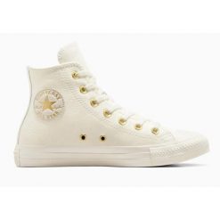 Buty CONVERSE CHUCK TAYLOR ALL STAR GOLD Biały. Brązowe trampki Converse, bez wzorów, ze skóry, bez zapięcia. Za 384.21 zł.