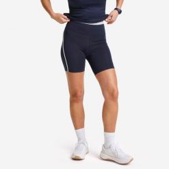 Legginsy fitness damskie Domyos krótkie. Zielone legginsy DOMYOS, m, bez wzorów, z materiału, z podwyższonym stanem, krótkie. Za 89.99 zł.