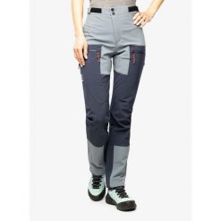Spodnie softshell damskie Haglofs ROC Sight Softshell Pant. Niebieskie spodnie narciarskie Haglöfs, bez wzorów, z softshellu, wspinaczkowe. Za 828.99 zł.