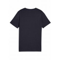 Młodzieżowa koszulka Essentials Block PUMA New Navy Blue. Niebieskia bluzki Puma, m, bez wzorów, eleganckie, bez kołnierzyka, bez ramiączek. Za 89.00 zł.
