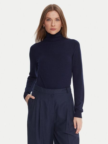 Kontatto Golf 3M0824C Granatowy Regular Fit. Niebieskie golfy Kontatto, m, bez wzorów, z syntetyku, bez ramiączek. Za 289.99 zł.