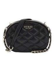 Guess Torebka w kolorze czarnym - 22 x 16 x 6 cm rozmiar: onesize. Czarne torby na ramię Guess, z aplikacjami, z materiału, na ramię, pikowane, bez dodatków. Za 431.47 zł.