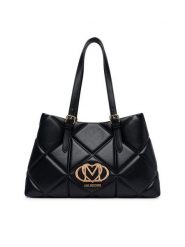 LOVE MOSCHINO Torebka JC4033PP1PLC0000 Czarny. Czarne shopper Love Moschino, bez wzorów, ze skóry, bez dodatków. Za 1,099.00 zł.