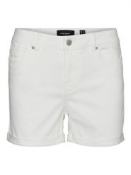 Vero Moda Szorty dżinsowe "Luna" w kolorze białym rozmiar: M. Białe szorty Vero Moda, bez wzorów, z bawełny, klasyczne. Za 32.90 zł.