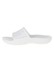 Crocs Klapki "Baya II Slide" w kolorze białym rozmiar: 39/40. Białe klapki Crocs, bez wzorów, z materiału, bez obcasa. Za 88.45 zł.