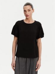 French Connection Bluzka 72LZP Czarny Regular Fit. Czarne bluzki French Connection, xs, bez wzorów, z syntetyku, bez kołnierzyka, bez ramiączek. Za 159.99 zł.