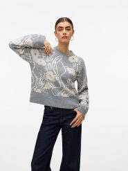 Vero Moda Sweter w kolorze szarym rozmiar: S. Szare swetry Vero Moda, s, bez wzorów, bez ramiączek. Za 104.99 zł.