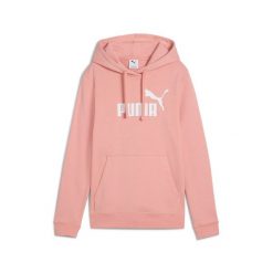 Damska bluza z kapturem z logo No.1 ESS PUMA Pink Fruit. Białe bluzy Puma, m, bez wzorów, z kapturem. Za 159.00 zł.