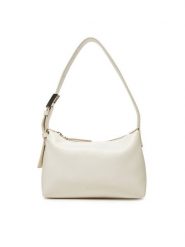 Calvin Klein Torebka Hardware Handle Mini Bag K60K613027 Écru. Torebki klasyczne Calvin Klein, bez wzorów, ze skóry, bez dodatków. Za 249.99 zł.