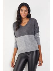 Milan Kiss Sweter w kolorze szaro-antracytowym rozmiar: L. Czarne swetry Milan Kiss, l, bez wzorów, bez ramiączek. Za 92.21 zł.