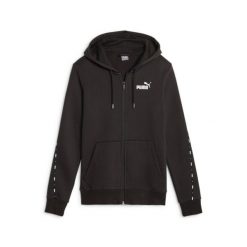 Bluza Sportowa Damska Puma Ess Tape Fz Fl. Czarne bluzy Puma, s, bez wzorów, bez kaptura. Za 206.99 zł.