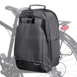 Torba rowerowa na bagażnik Wozinsky wodoodporna 40 L czarny. Czarne torby na laptopa WOZINSKY, bez wzorów, z materiału, duże. Za 169.00 zł.