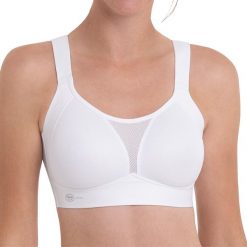 Biustonosz sportowy Smart Control. Białe bielizna sportowa ANITA ACTIVE, bez wzorów, z elastanu. Za 381.00 zł.
