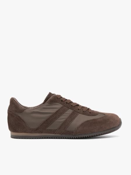 Brązowe sportowe półbuty. Brązowe obuwie sportowe Brawo sp. z o.o., z gumy, bez zapięcia, trekkingowe. Za 479.99 zł.