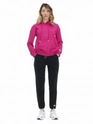 Bluza z bawełna z kaptur na co dzień na siłownię. Czarne bluzy LEONE 1947 APPAREL, xs, bez wzorów, z bawełny, bez kaptura. Za 231.51 zł.