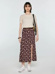 Sweter damski ażurowy z krótkim rękawem perłowy Diona 103. Białe swetry Big Star, l, w ażurowe wzory, z bawełny, bez ramiączek. Za 139.99 zł.