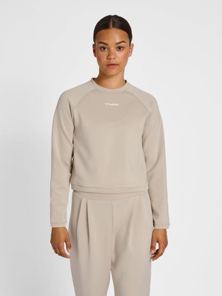 Damska krótka bluza Hummel MT Kalu. Brązowe bluzy Hummel, xl, bez wzorów, z elastanu, bez kaptura. Za 192.45 zł.