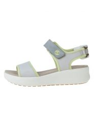 Timberland Sandały "LA Wind" w kolorze szarym rozmiar: 40. Szare sandały Timberland, bez wzorów, z materiału, klasyczne, z otwartym noskiem, bez obcasa, bez zapięcia. Za 259.45 zł.