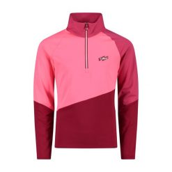 Damska polarowa bluza softtech pół-zip CMP. Czerwone bluzy CMP, m, bez wzorów, z materiału, bez kaptura. Za 186.25 zł.