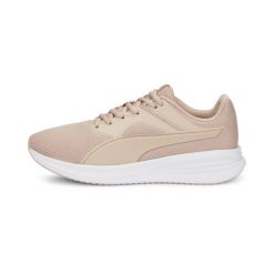 Buty sportowe damskie Puma Transport. Czerwone obuwie sportowe Puma, bez zapięcia, do biegania. Za 208.00 zł.