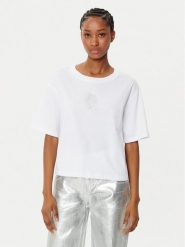 Armani Exchange T-Shirt XW000102 AF10359 U0002 Biały Relaxed Fit. Białe t-shirty Armani Exchange, xs, bez wzorów, z bawełny, bez kołnierzyka, bez ramiączek. Za 219.99 zł.