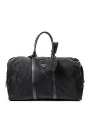 PRADA Torba podróżna w kolorze czarnym - 54 x 29 x 25 cm rozmiar: onesize. Czarne torby na ramię Prada, bez wzorów, z materiału, przez ramię, bez dodatków. Za 3,522.51 zł.