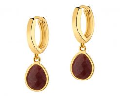 Kolczyki z mosiądzu pozłacane z agatami. Kolczyki Artelioni, pozłacane. Za 169.00 zł.