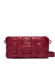 Guess Torebka Marion Mini HWWG80 72720 Czerwony. Czerwone listonoszki Guess, z aplikacjami, ze skóry, bez dodatków. Za 639.99 zł.