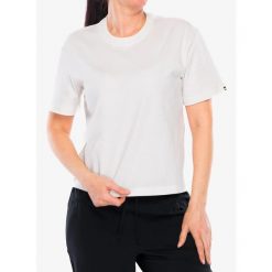 Koszulka bawełniana damska Mons Royale Yonder Merino Organic Cotton T-Shirt. Białe koszulki sportowe Mons Royale, bez wzorów, z bawełny, bez ramiączek. Za 209.99 zł.