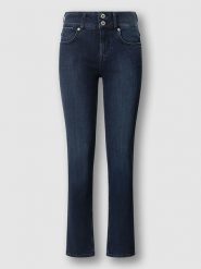 Pepe Jeans Dżinsy - Slim fit - w kolorze granatowym rozmiar: W31/L32. Niebieskie jeansy Pepe Jeans, l, z aplikacjami. Za 239.99 zł.