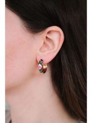 Heliophilia Kolczyki-kreole rozmiar: onesize. Czarne kolczyki Heliophilia, metalowe. Za 43.99 zł.