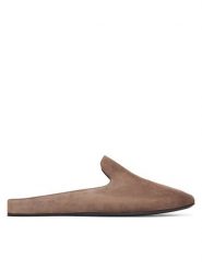 Max Mara Klapki Tessile 2624526051 Brązowy. Brązowe klapki Max Mara, bez wzorów, ze skóry, bez obcasa. Za 2,109.00 zł.