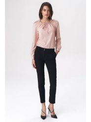 Nife Spodnie w kolorze czarnym rozmiar: 34. Czarne spodnie materiałowe Nife, bez wzorów, z materiału. Za 126.15 zł.