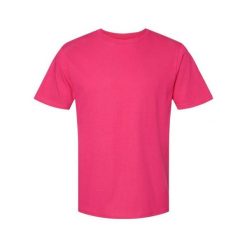 Koszulka Unisex Dla Dorosłych Softstyle Midweight. Czerwone bluzki GILDAN, s, bez wzorów, sportowe, bez kołnierzyka, bez ramiączek. Za 43.99 zł.