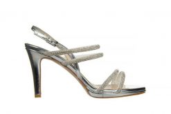 Sandały Bayla-187 587-1729 Silver 187100, Srebrny, Skóra ekologiczna - 41. Szare sandały Bayla, bez wzorów, z lakierowanej skóry, bez obcasa, bez zapięcia. W wyprzedaży za 152.10 zł.