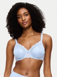 Triumph Biustonosz z fiszbiną Ladyform Soft W X 10166306 Błękitny. Niebieskie biustonosze Triumph, bez wzorów, z syntetyku. Za 189.99 zł.
