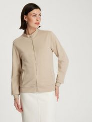 Cross Jeans Bluza w kolorze beżowym rozmiar: L. Brązowe bluzy Cross Jeans, l, bez wzorów, z bawełny, bez kaptura. Za 110.29 zł.