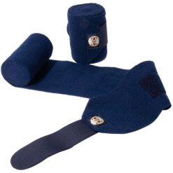 Zespoły polo dla koni T de T. Niebieskie koszulki polo T DE T, m, bez wzorów, z polaru, bez kołnierzyka, bez ramiączek. Za 129.00 zł.
