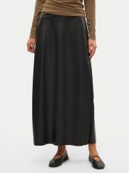 Vero Moda Spódnica z imitacji skóry Olympia 10309137 Czarny Regular Fit. Czarne spódnice Vero Moda, xl, bez wzorów, ze skóry. Za 79.99 zł.