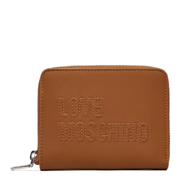 Portfel LOVE MOSCHINO. Brązowe portfele Love Moschino, bez wzorów. Za 248.99 zł.