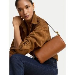 Torebka LAUREN RALPH LAUREN. Brązowe torebki klasyczne Lauren Ralph Lauren, bez wzorów, bez dodatków. Za 1,299.00 zł.
