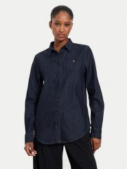 Lauren Ralph Lauren Koszula 200910353001 Granatowy Relaxed Fit. Niebieskie koszule Lauren Ralph Lauren, xxl, bez wzorów, z bawełny, bez kołnierzyka, bez ramiączek. Za 719.99 zł.