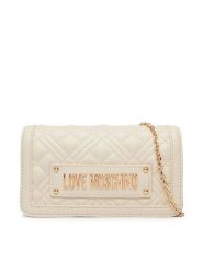 LOVE MOSCHINO Torebka JC5681PP1OLA0110 Écru. Torebki klasyczne Love Moschino, bez wzorów, ze skóry, bez dodatków. Za 639.99 zł.