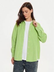 American Vintage Koszula PADO06AH24 Zielony Loose Fit. Zielone koszule American Vintage, s, bez wzorów, z bawełny, vintage, bez kołnierzyka, bez ramiączek. Za 339.99 zł.
