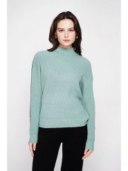 C& Jo Sweter w kolorze miętowym rozmiar: 40. Zielone swetry C& Jo, bez wzorów, ze splotem, bez ramiączek. Za 122.38 zł.