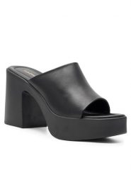 DeeZee Klapki H85819-1 Czarny. Czarne klapki DeeZee, bez wzorów, z syntetyku, bez obcasa. Za 73.99 zł.