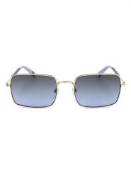 Levi's Okulary przeciwsłoneczne unisex w kolorze złoto-niebieskim rozmiar: 57. Niebieskie okulary przeciwsłoneczne Levi's®, bez wzorów, z tworzywa sztucznego. Za 159.95 zł.
